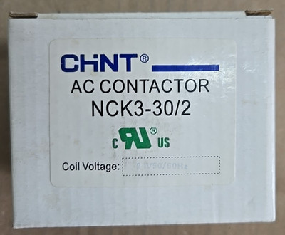 Chint NCK3-30/2  AC Contactor 2P 24V COIL
