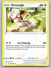 2022 POKEMON SMEARGLE 128/203 RARE NM A45060 FREE S&H