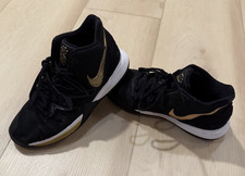 Nike Kyrie 5 Black Metallic Gold Basketball Shoes Kids/Boy's Size 6Y