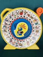 Vintage Disney Mickey Mouse  Friends See N Say Mickey ABC's Learn 1989 Mattel
