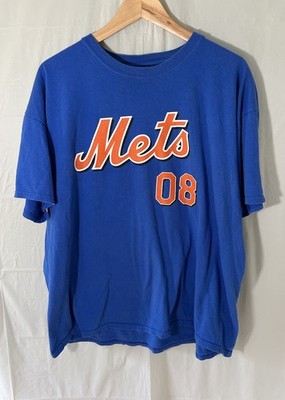 VTG 2008 MLB NY METS SHEA STADIUM FINAL SEASON COMMEMORATIVE SHIRT SIZE XL USED