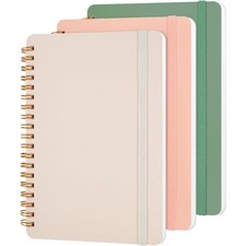 3 PCS Small Spiral Notebook 5x7, Notebooks for Note Taking, Morandi Spiral