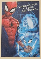 Happy Birthday, Boy! / Spider-Man Greeting Card  (incl. Envelope 5×7")