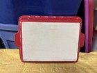 Emile Henry Red Vintage Rectangular Ruffled  Edge Baking Dish 10"x15" Mint! — photo 9