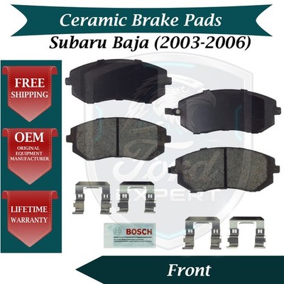 Bosch OEM Front Ceramic Brake Pads Kit For 2003-2006 Subaru Baja 9 Yr Warranty