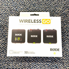 R DE Wireless GO Gen 3 Wireless Mic System Black 32-Bit Float, Gain Assist