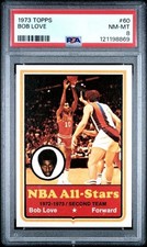 1973 Topps #60 Bob Love Chicago Bulls All-Star PSA 8 NM-MT Just Graded