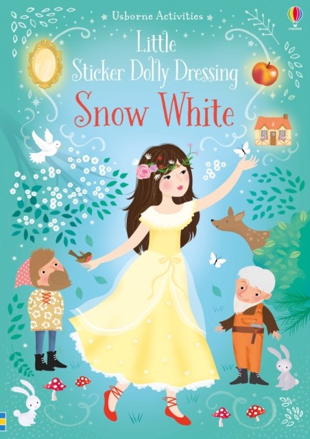 Little Sticker Dolly Dressing Snow White by Fiona Watt (Paperback Book)