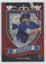 2021 Panini Chronicles Crusade Ruby Wave Prizm /199 Kyle Isbel #24 0w7