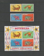 BOTSWANA, 1970 Christmas full set MNH** / 3442