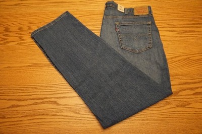 NWT MEN'S LEVI JEANS 559 Multiple Sizes Big & Tall Relaxed Straight Stretch Blue