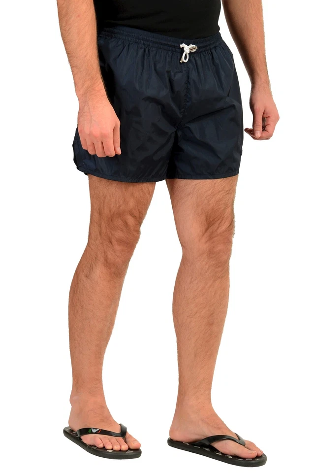 Dsquared2 Men's Navy Blue Swimwear Swim Board Shorts US XL IT 54 - Image 2 of 4