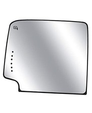 Driver Side Heated Mirror Glass, Left Upper Tow Mirror Left Driver Side Mirror