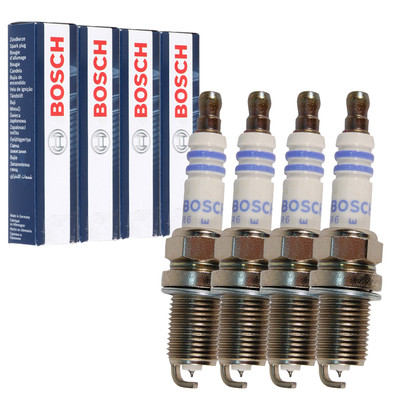 4x BOSCH FR8DPP33+ 0242230500 Zündkerze für ALFA ROMEO 159 BRERA SPIDER 939 JTS