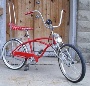 HUFFY LOW RIDER MUSCLE BICYCLE 20" IN RED NICE