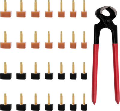 28 Pairs High Heel Replacement Tips,7 Sizes Heel Repair Caps with High Heel R...