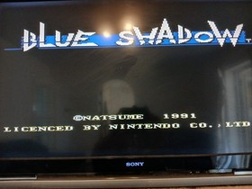 Blue Shadow - Nintendo Nes Game Cartridge 