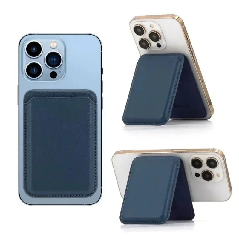 Для iPhone 16 15 Pro Max 14 13 Magsafe магнитные бумажник карты держатель кожаный чехол - Изображение 4 из 4