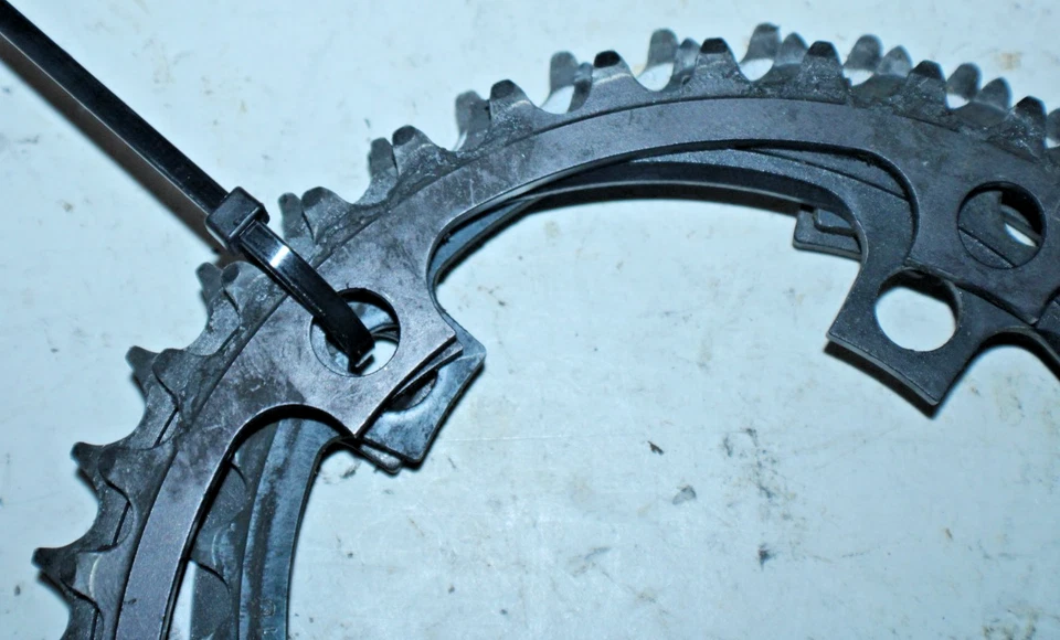 MTB Road Bicycle Chain Rings 5-Bolt 39/36/36/36 Teeth Black 110/130BCD 10 Speed! - Image 2 of 4