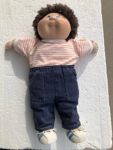 1978, 1982 Coleco Boy Cabbage Patch Doll: Brown Hair/Blue Eyes Birth Certificate