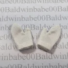GLOVES ~ 1/6 DOLL 12 DAYS OF SPRING WHITE WRIST VINTAGE REPRODUCTION ACCESSORY