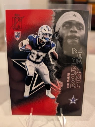 2025 Topps Signature Class Football Red and Black Phil Mafah #188