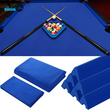 Billiard Cloth for 8 Ft Pool Table Pre Cut Felt with 6 Cloth Strips and 6 Pool