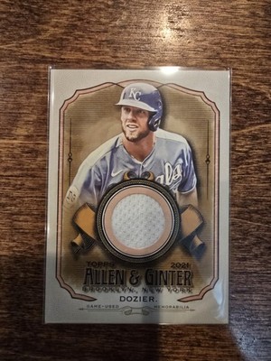 2021 Topps Allen & Ginter #AGA-HD Hunter Dozier Full-Size Relics B