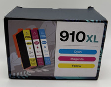 910 XL Ink Cartridges 3 Pack Cyan Magenta Yellow. Exp.3/2026