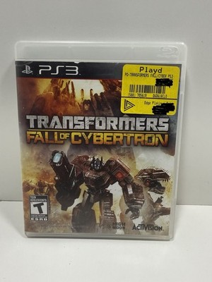 Transformers Fall of Cybertron PS3 PlayStation 3 Game and Case