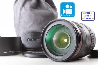 avec capot et étui 🎦👀🌟Near MINT🌟 Canon EF 24-105mm f/4 L IS USM From JAPAN - Photo 1/4