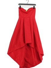 Chi Chi London Maxi Dress UK8 in Red