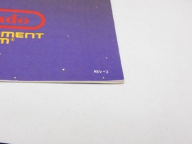 Nintendo NES Control Deck Instruction Booklet Manual Rev-3 Console System