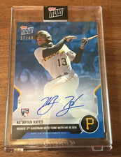 2021 Topps Now Ke'Bryan Hayes Autograph Blue Parallel #37/49
