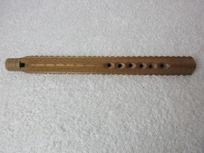 Vintage Hand-Carved Ornamental Wooden Flute
