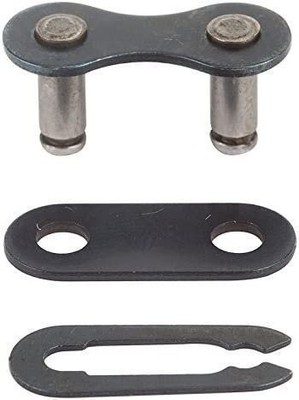 Sunlite Single Speed 3-Piece Connecting Link, 1/2 x 1/8, Black, Bag of 100