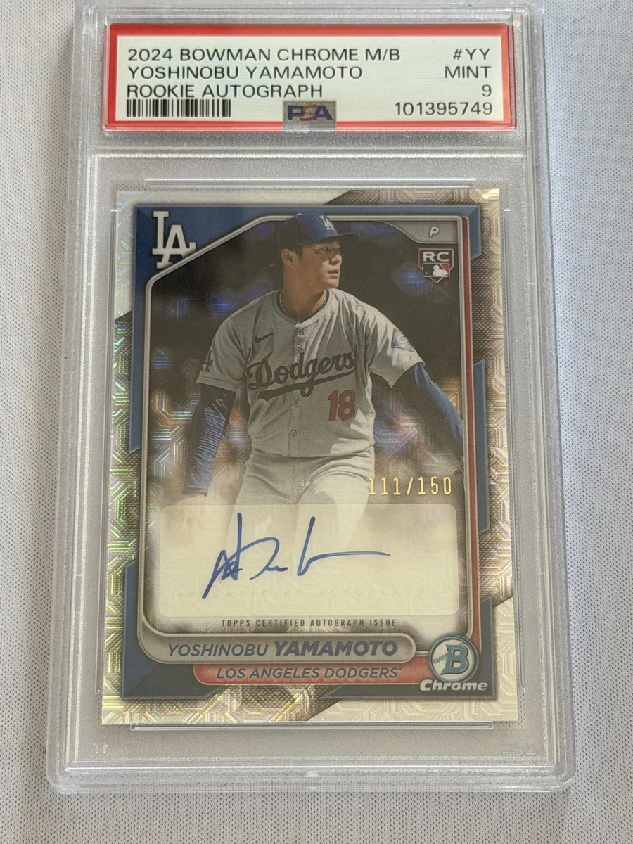 その他 Brock Deatherage Bowman Chrome Rc Auto 2024 Bowman Chrome - Yoshinobu Yamamoto #CRA-YY for sale | eBay