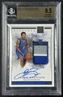JALEN BRUNSON BGS 9.5 2018-19 PANINI IMPECCABLE #143 ROOKIE PATCH AUTO 14/99 RC
