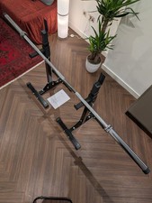 Body Power 7' Olympic Bar, 320kg Rated, with squat rack included