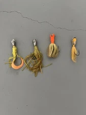 4 Saltwater Offshore Cobia/Ling Jigs/lures used