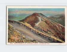 Postcard From the Summit of Mount Washburn Yellowstone Park Wyoming USA