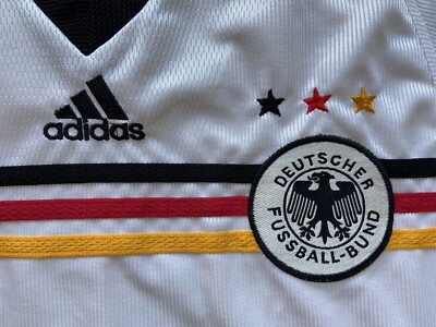 GERMANY 1998 1999 HOME FOOTBALL SHIRT SOCCER JERSEY ADIDAS sz S