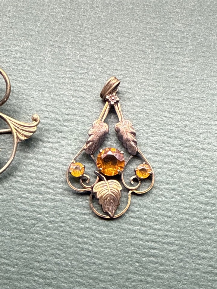 1/20 12k GOLD Filled AntiqueVintage Victorian Style Brooch Pin