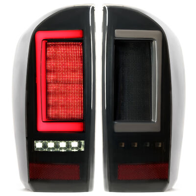LED Rear Smoke Tail Lights Brake Lamp For Toyota Tacoma 2016-2023