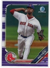 2019 Bowman Chrome Draft Denyi Reyes Purple Refractor 180/250 !!!