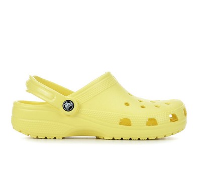 yellow platform clogs