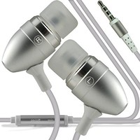 Aluminium Stereo In Ear-Earbud Hands Free Earphones Headphones+Microphone✔Grey