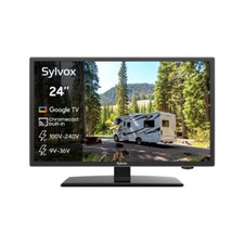 Sylvox 24'' Smart RV TV 12 Volt TV for RVs 1080P FHD RV Camper DC/AC Power