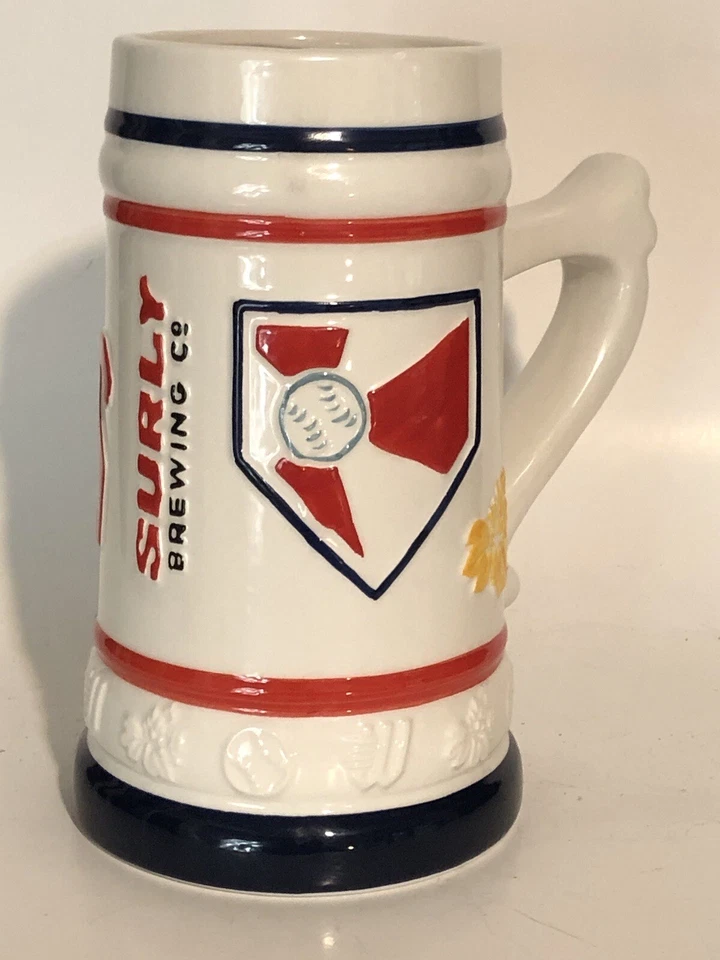 Taza de béisbol Wichita Wind Surge & Surly Brewing Co Collectors Beer Stein MILB Foto 2 de 4