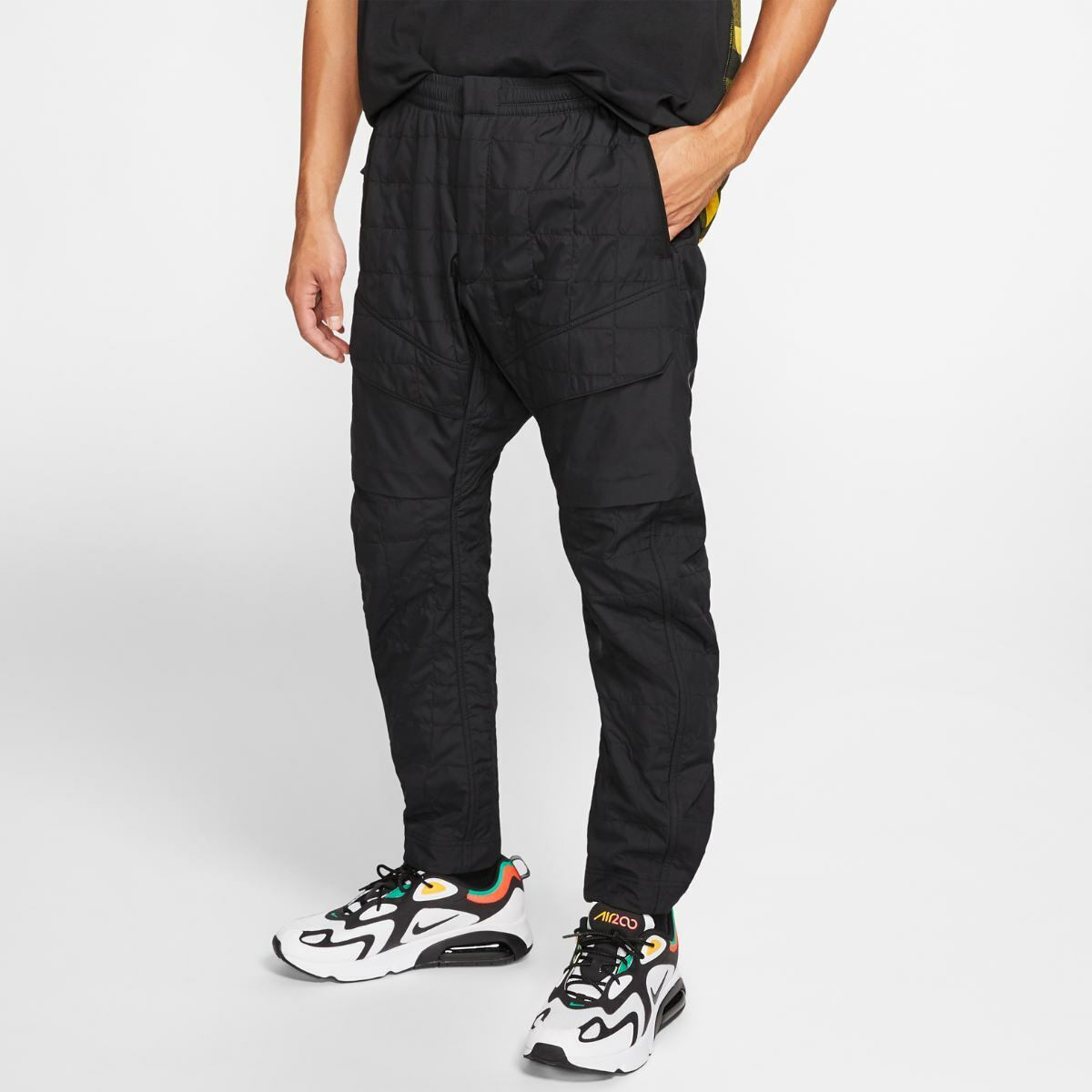 nike tech pack jogger cargo tissé noir